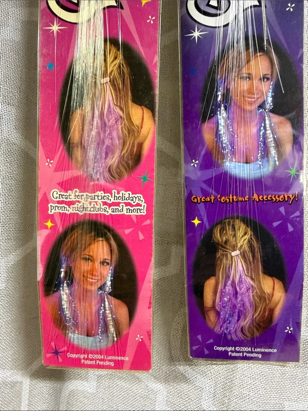Glowbys NWT red and pink Light-Up Hair Clip costume accessory